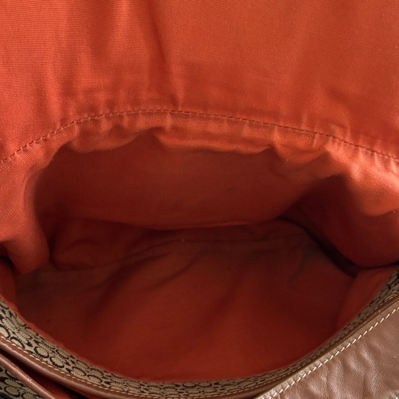 Gently Loved Vintage Soho Leather Canvas Designer Coach Shoulder Bag - Picture 7 of 15